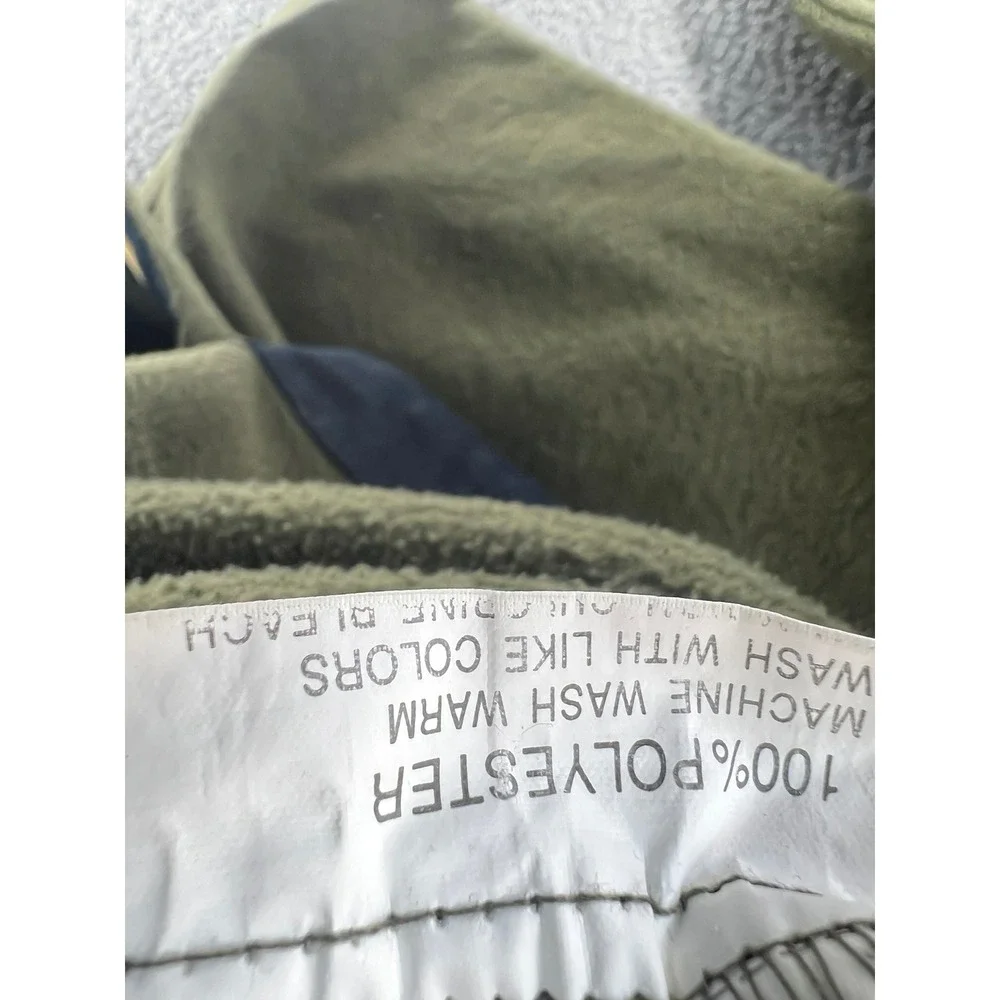 Juneau Mens Solid Green Fleece Shirt Jacket XXL Heavyweight Shacket Button Front